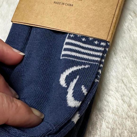 NWT Skims Limited Edition Team USA Crew Socks Navy Women OS - Picture 5 of 6